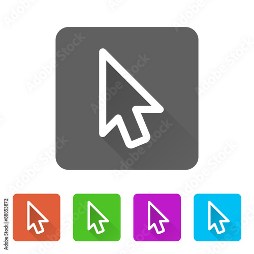 App Icon Long Shadow - 5 Colors