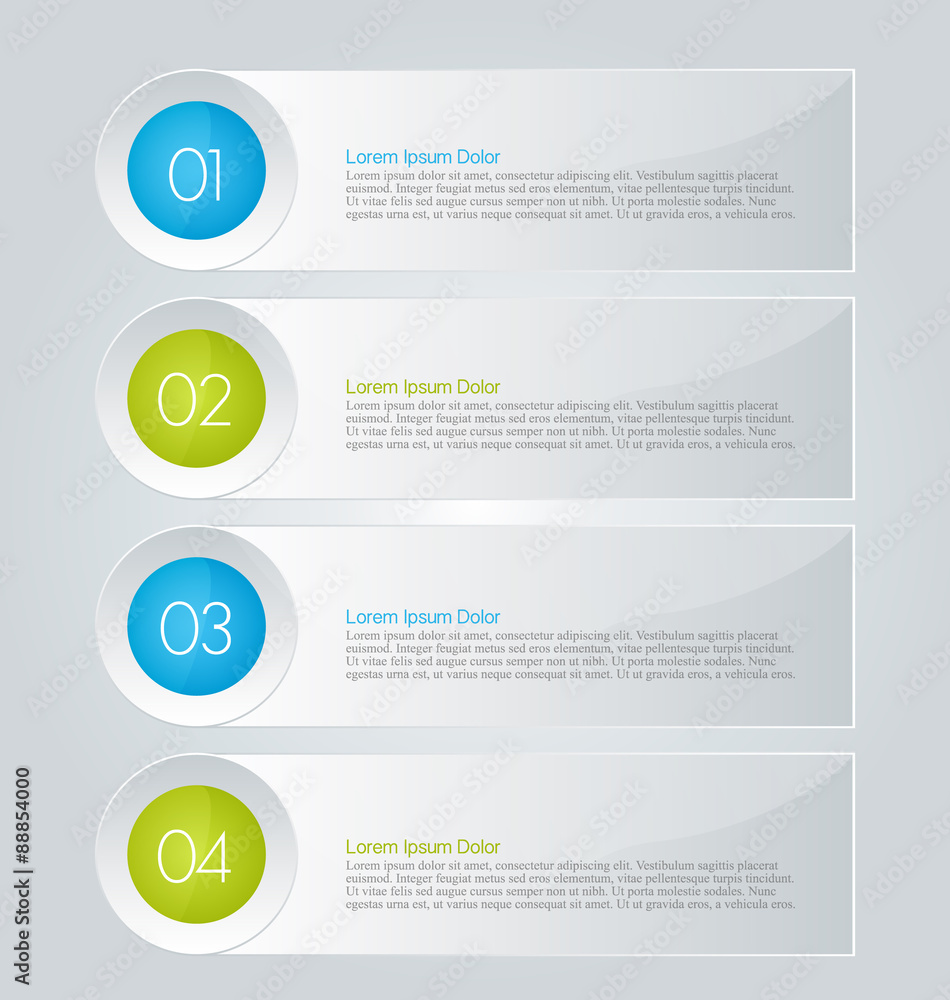 Business infographics template for presentation, education, web design, banners, brochures, flyers. Blue and green tabs. Vector illustration. Business infographics template for presentation, education, web design, banners, brochures, flyers. Blue and green tabs. Vector illustration.
