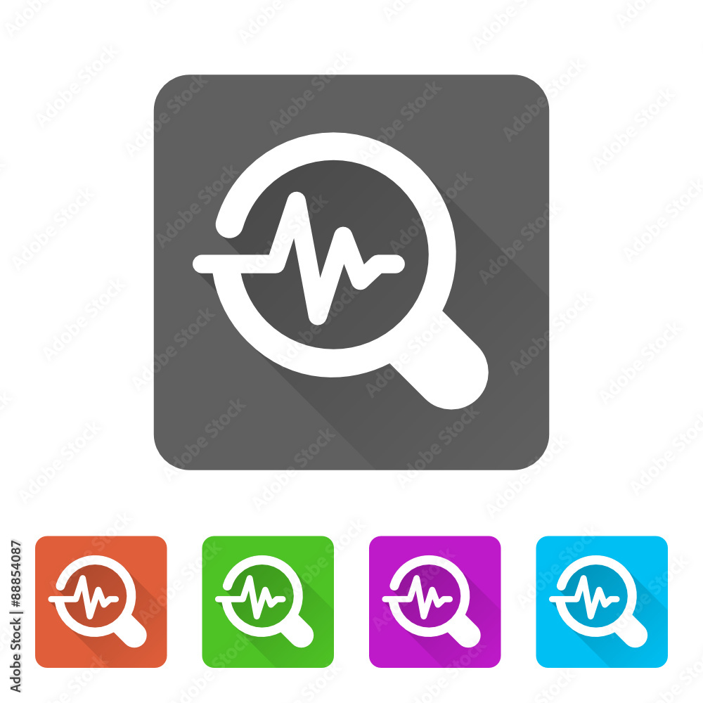 App Icon Long Shadow - 5 Colors App Icon Long Shadow - 5 Colors