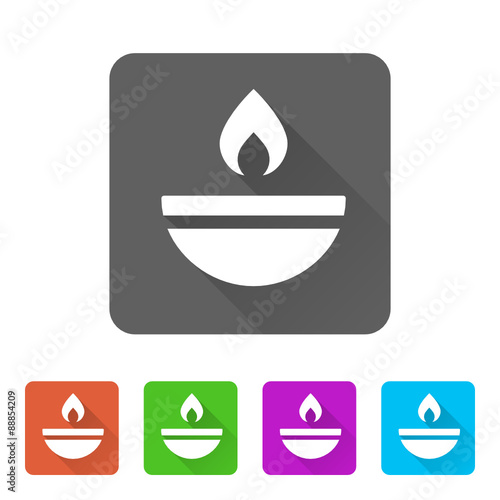 App Icon Long Shadow - 5 Colors