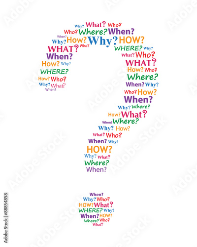 question mark design