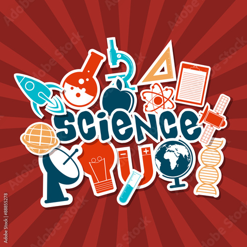 Creative sticky designs for Science.