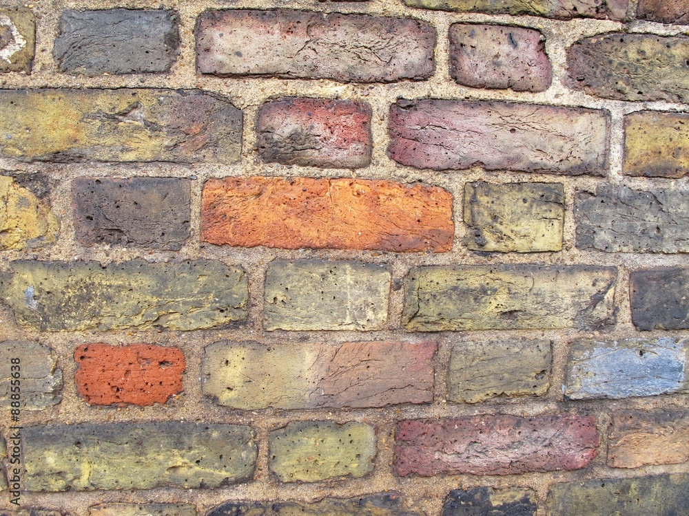 Fototapeta premium Old brick wall, London