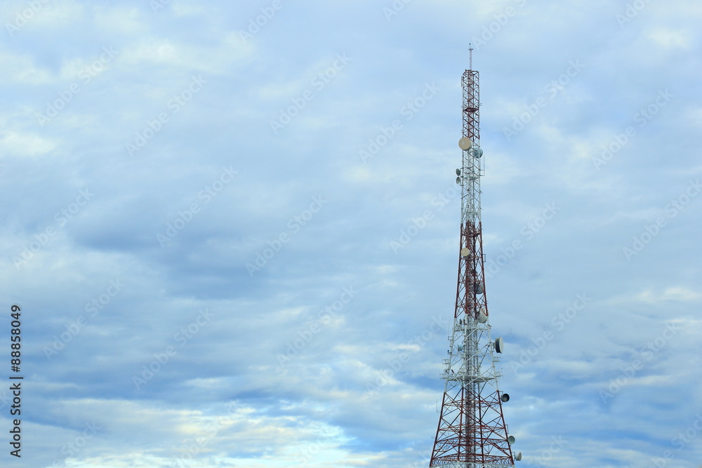 The antenna in the morning The antenna in the morning