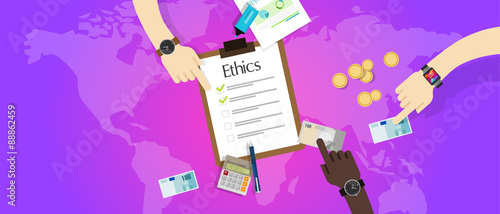 business ethic ethical company corporate concept