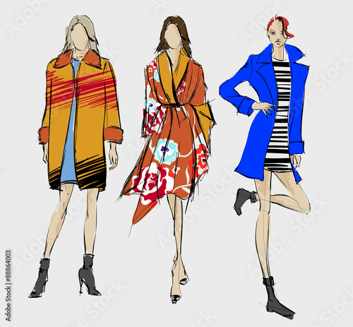 SKETCH. fashion girls