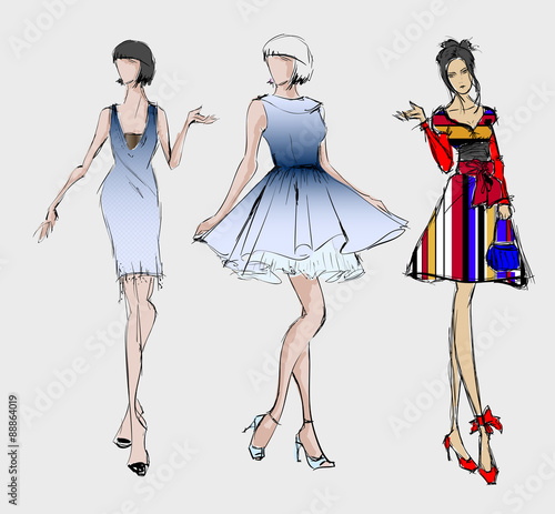 SKETCH. fashion girls