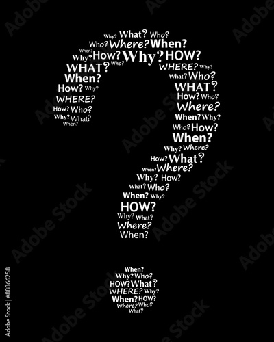 question mark design