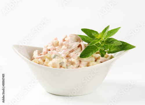 Фотография Ham and potato salad