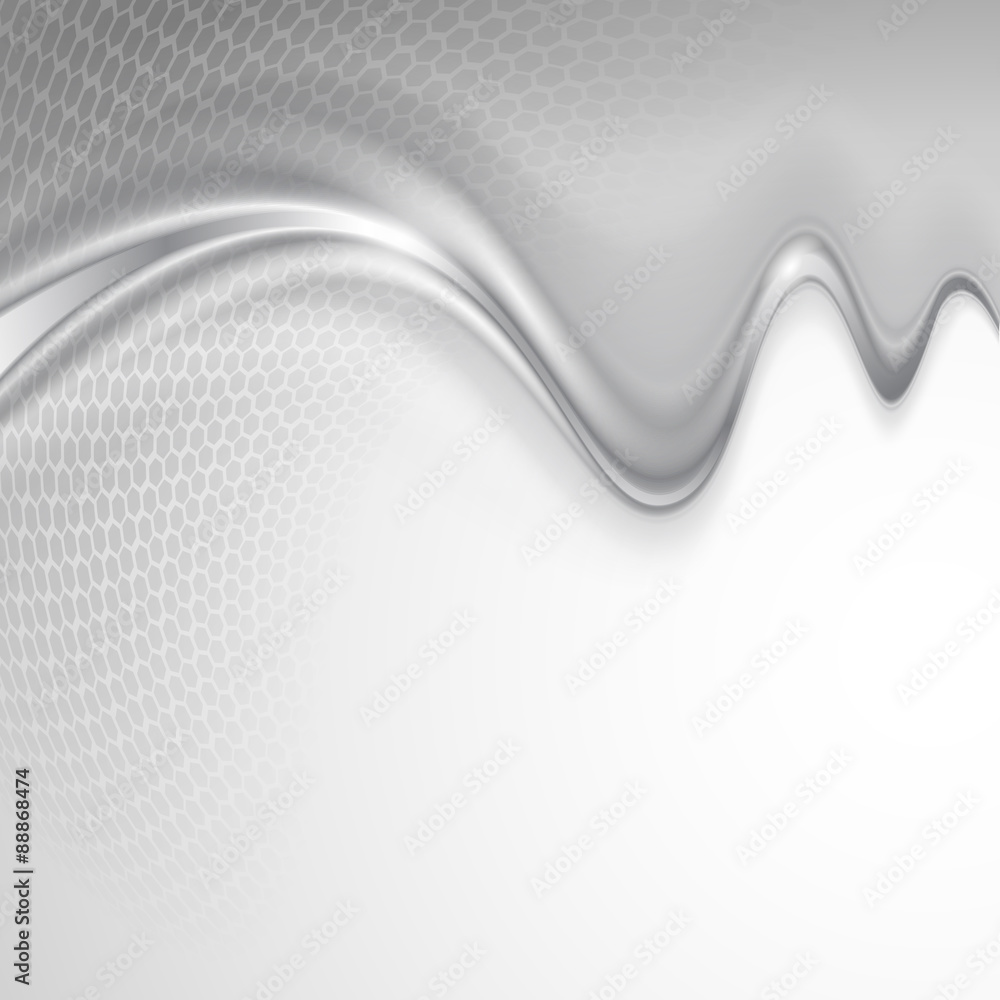 Obraz premium Gray abstract wave