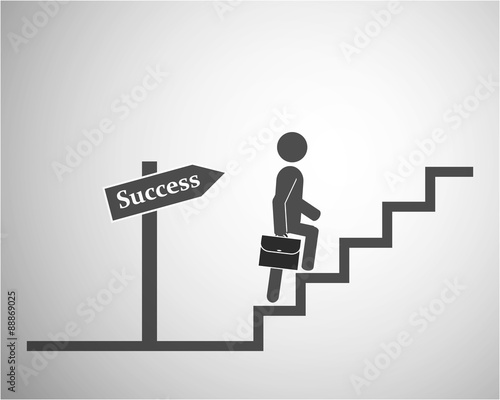 Stairs to success