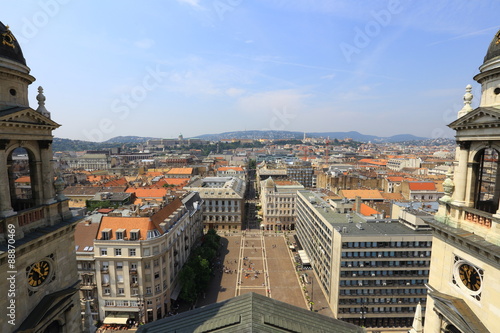 View from the St. Stephen's Basilica, Budapest, Hungary