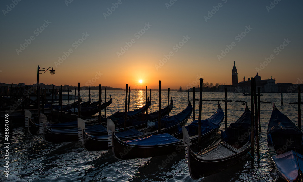 Barche  Gondole  Venezia