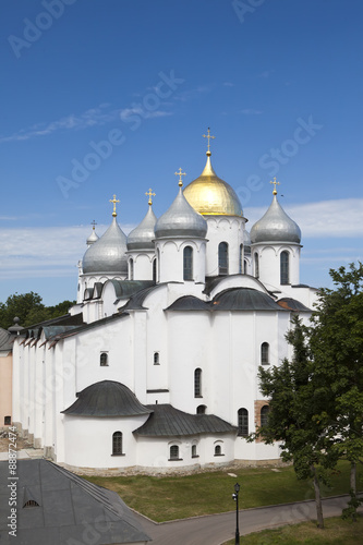 Saint Sophia cathedral in Kremlin, Great Novgorod, Russia