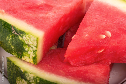 Slice watermelon