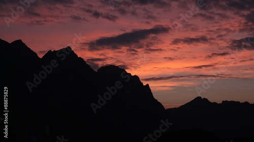 Sunset in Trubsee