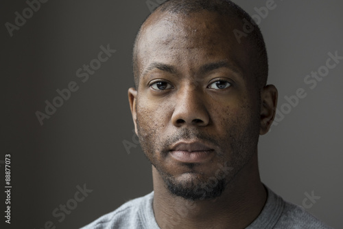 Studio portrait of an African American man