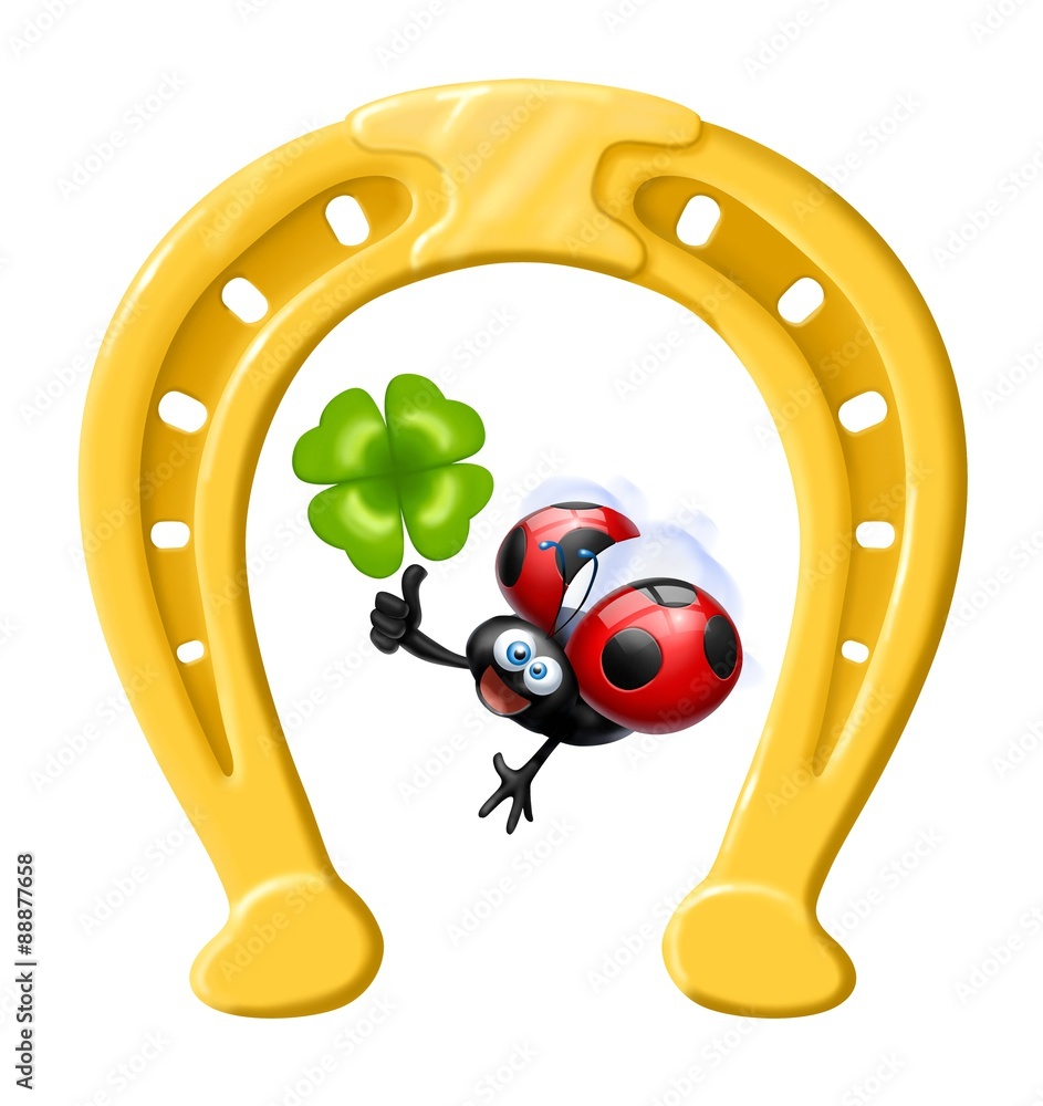 Obraz premium coccinella ferro di cavallo