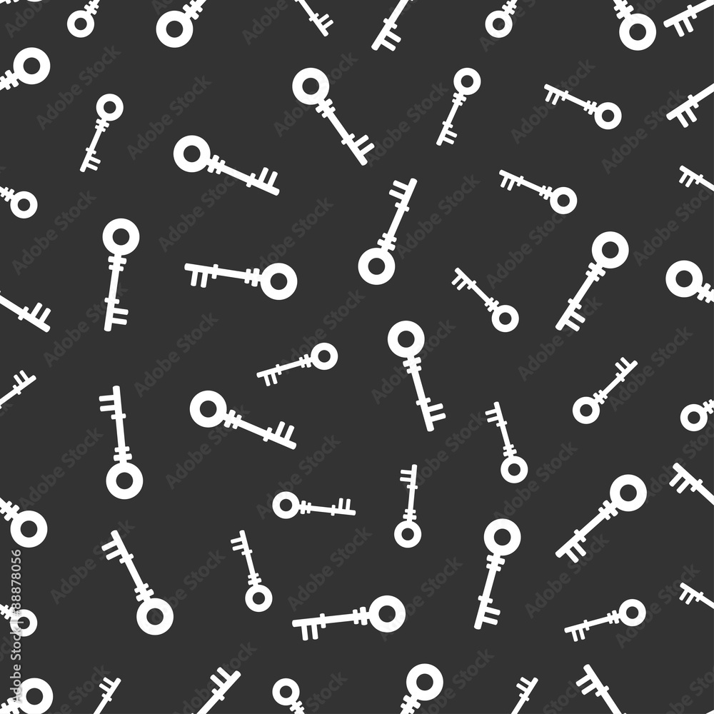 seamless pattern with key
