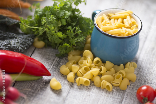 Fresh food on the table
