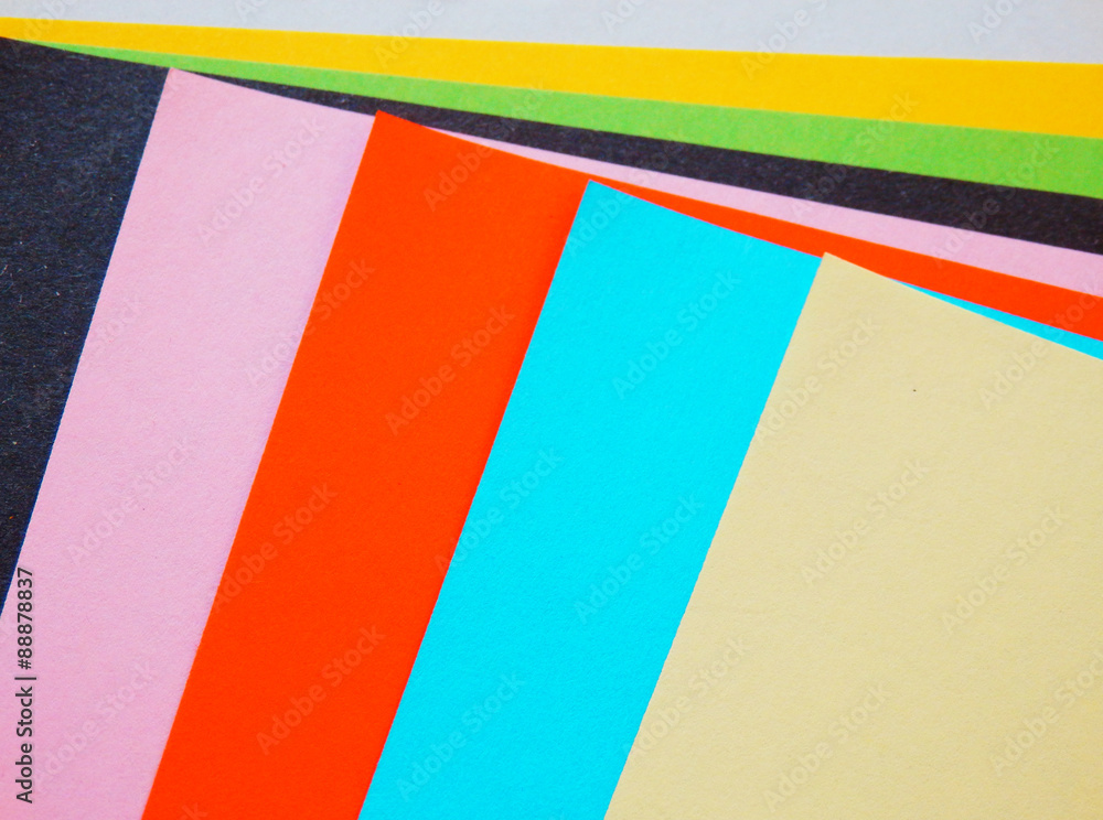 Obraz premium colorful papers collection