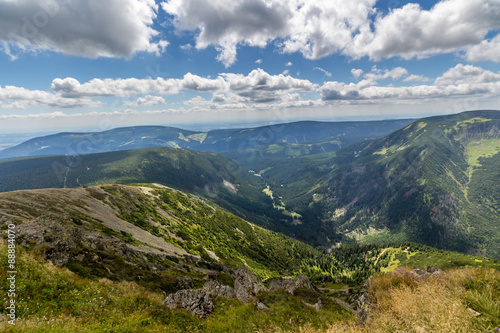 Mountain Range landscape - Snezka / Sniezka - Krkonose / Karkonosze 