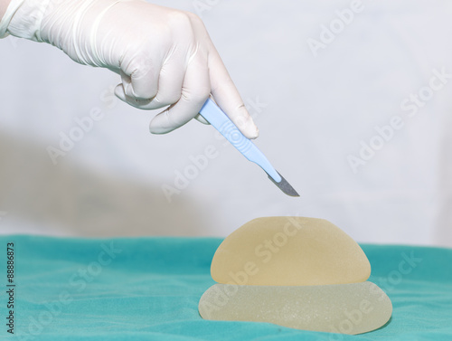 Obraz na płótnie Silicone breast impalnts 