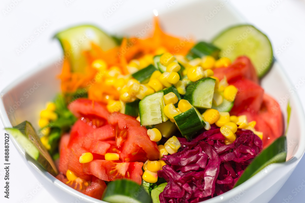 Gemischter, bunter Salat Gemischter, bunter Salat