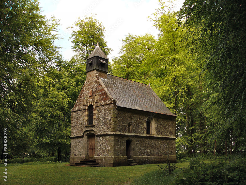 Normandie, chapelle du chateau de Miromesnil