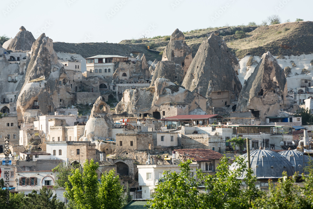 Fototapeta premium Kamienne formacje, Fairy Chimneys w Kapadocji, Turcja