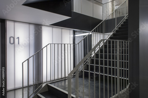 Slika na platnu Stairs in modern office