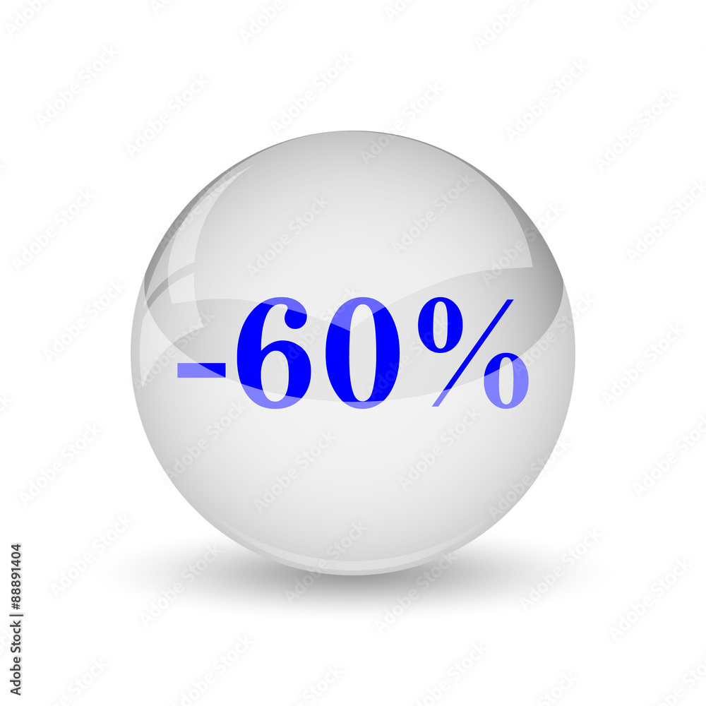 60 percent discount icon