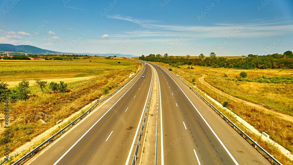 Fototapeta premium Highway Landscape