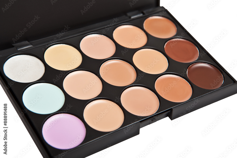 Palette concealer and correctors. Make-up base. Palette concealer and correctors. Make-up base.