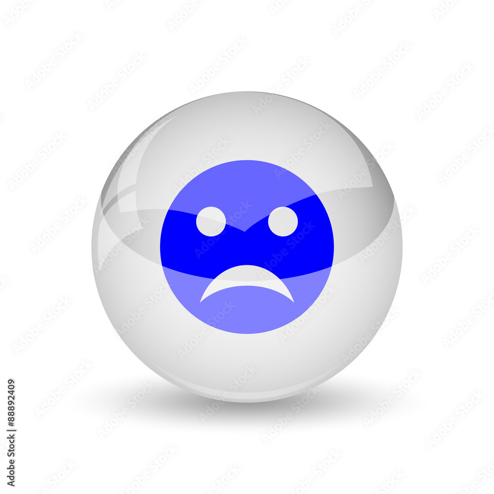 Fototapeta premium Sad smiley icon