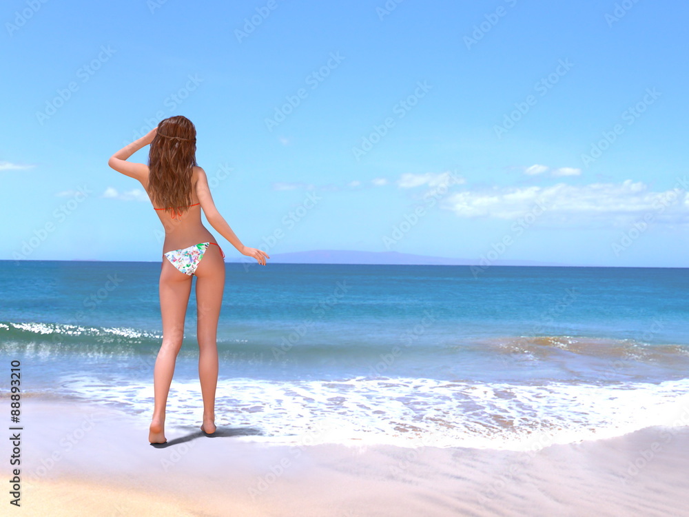 Fototapeta premium 若い女性