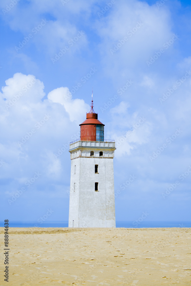 Lighthouse in a sunny day