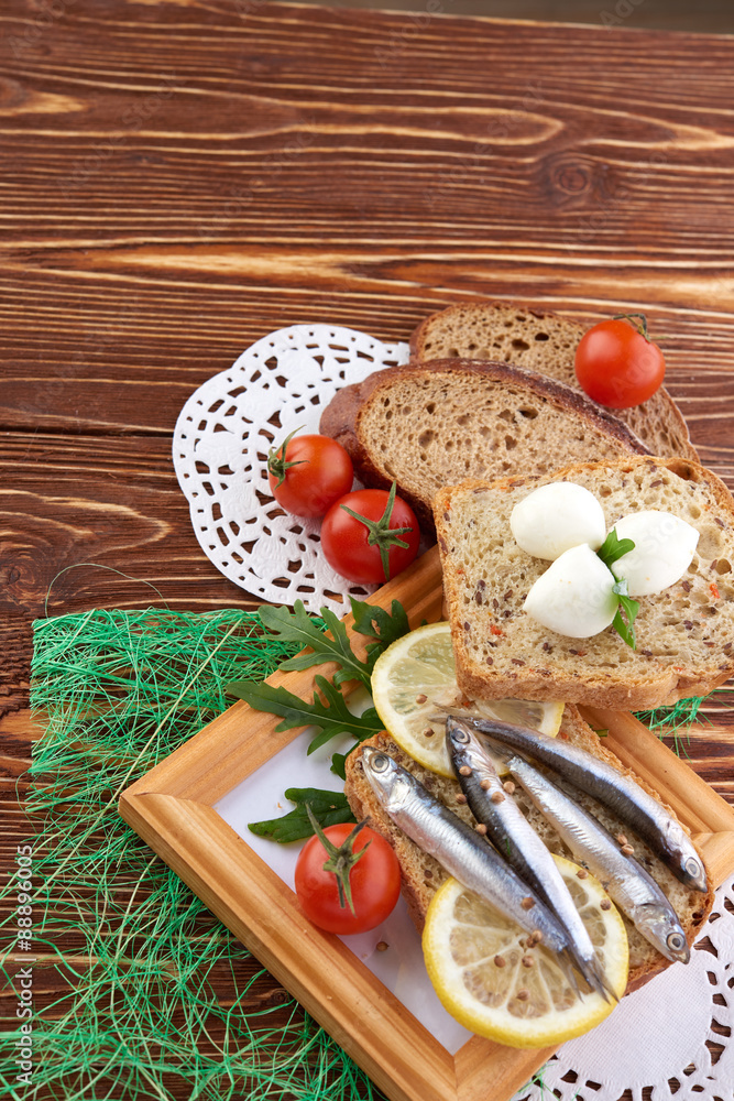 sardines on slice bread sardines on slice bread