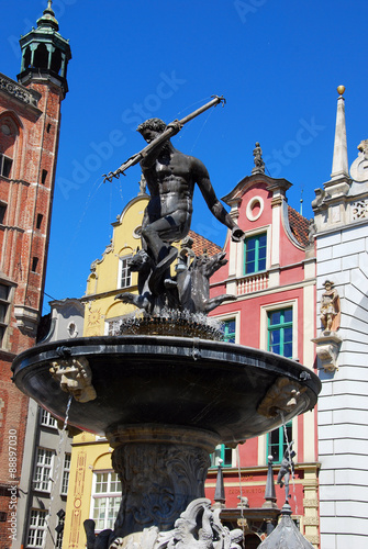 Neptune fountain  in Gdansk #88897030