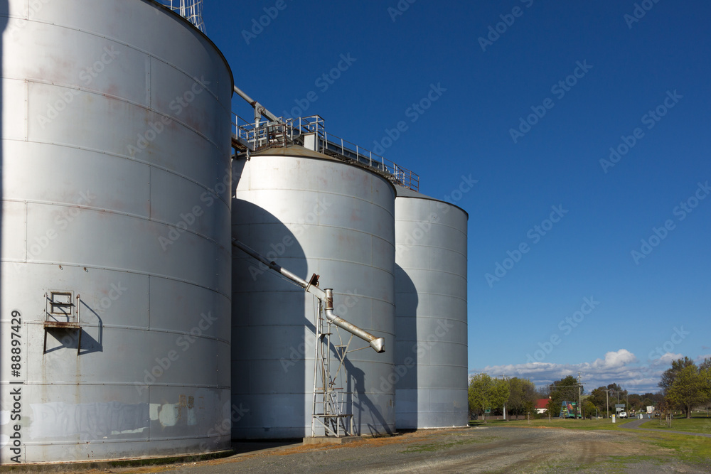 Silos on Blue Sky 1 Silos on Blue Sky 1