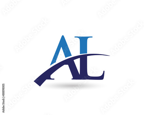 AL Logo Letter Swoosh