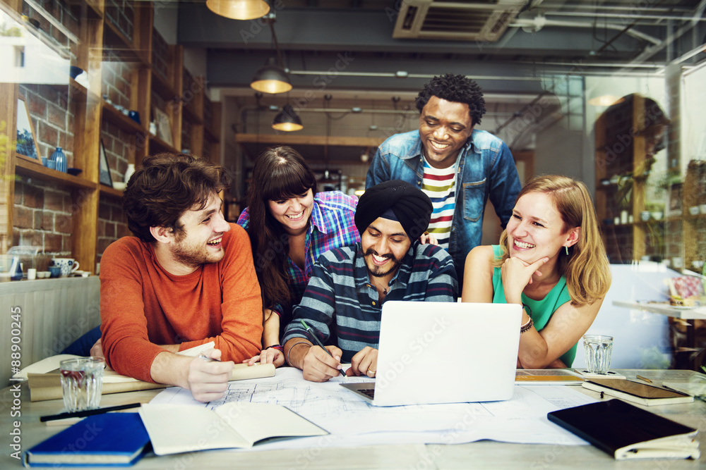 Diverse Architect People Group Working Concept Diverse Architect People Group Working Concept