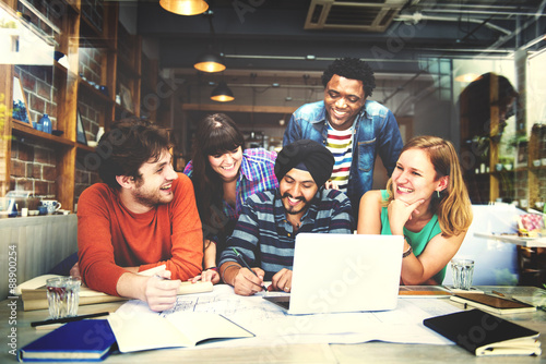 Diverse Architect People Group Working Concept