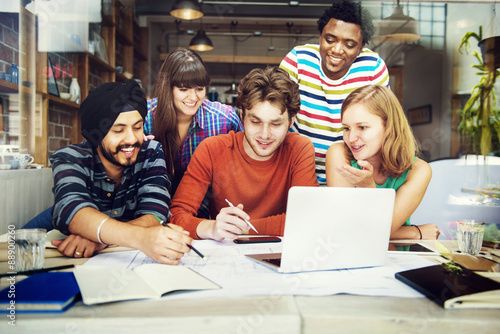 Diverse Architect People Group Working Concept