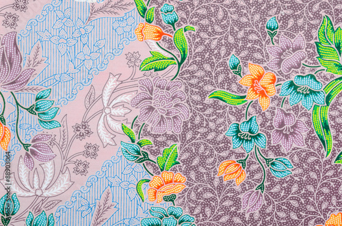 Obraz na płótnie The beautiful of art batik Pattern
