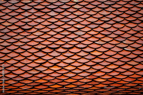 Thai temple roof detail © enterphoto