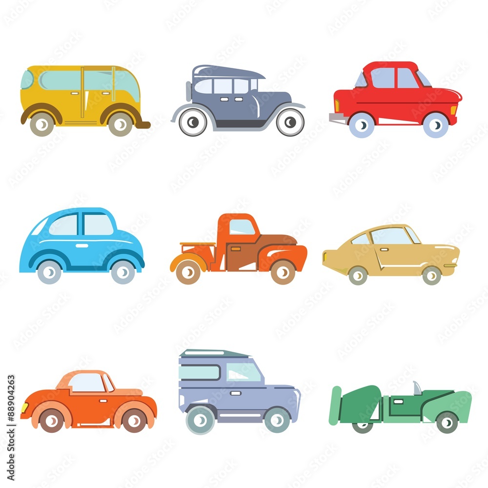 classic car icons