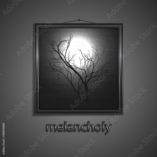 Abstract picture - melanholy