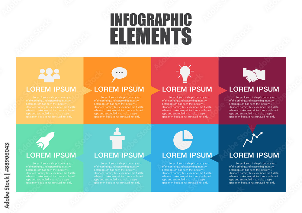 Obraz premium Info-graphic design template.Vector illustration