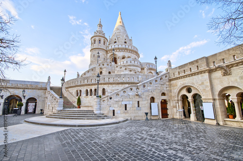 Fisherman's Bastion in Budapest, Hungary